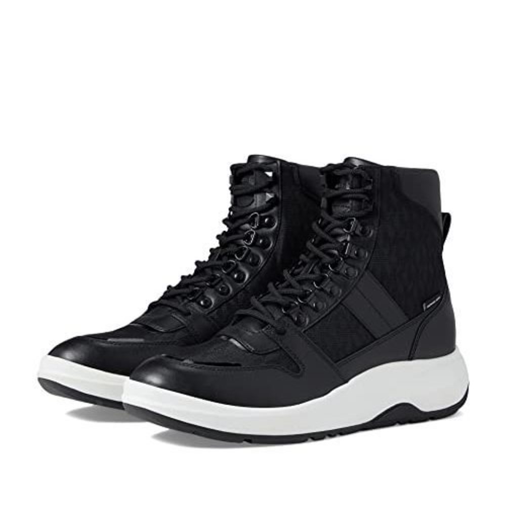 Michael Kors Mens Asher Boots, Black, 8
